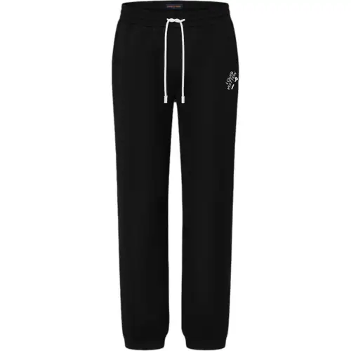 Lv Signature Pants With Embroidery