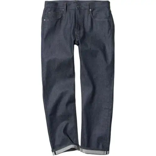 UNIQLO Jeans Unisex Navy Blue Moderate Straight Fit Pants