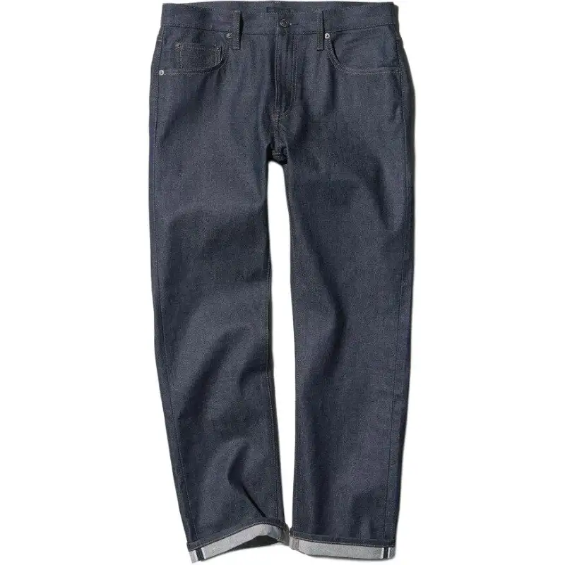 UNIQLO Jeans Unisex Navy Blue Moderate Straight Fit Pants
