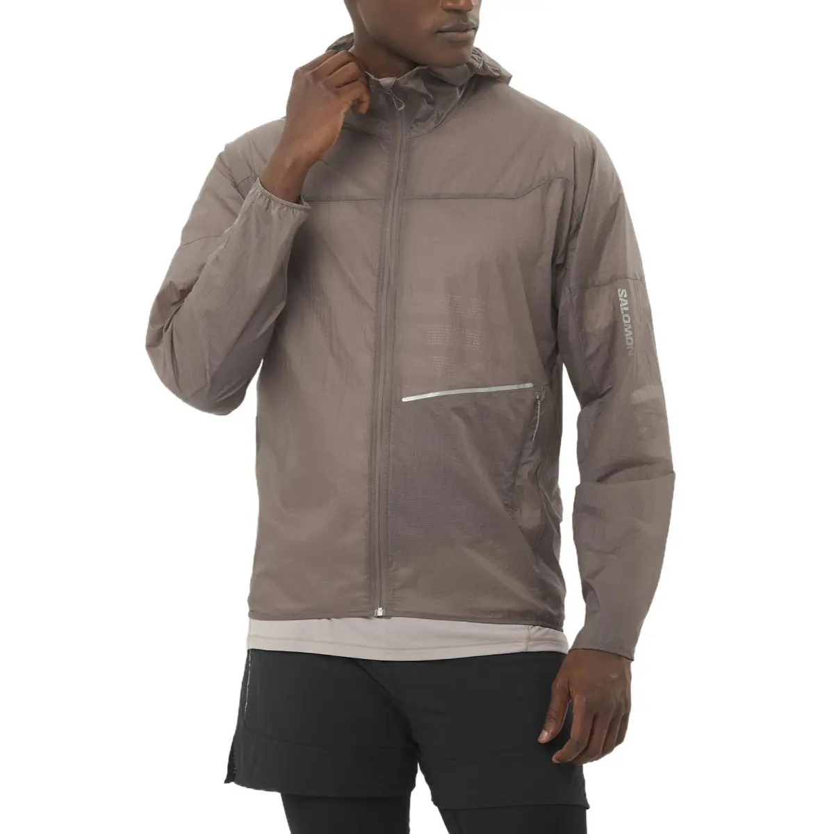 SALOMON SENSE AERO WIND Jackets & Coats Men's Iron Gray