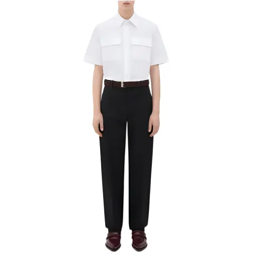 Bottega Veneta Casual Pants Men's Black Moderate Straight Fit Pants