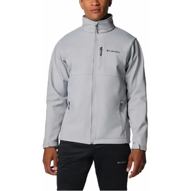 Columbia Hiking Jackets & Coats Men's Light Gray