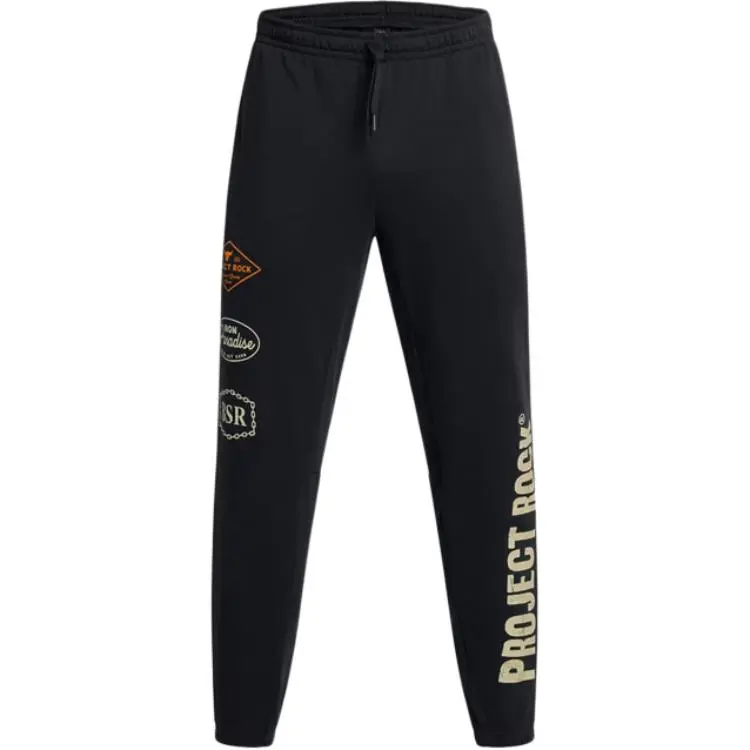 Under Armour ProjectRock Heavyweight Tools Of The Trade Knitted Sweatpants Men's Black