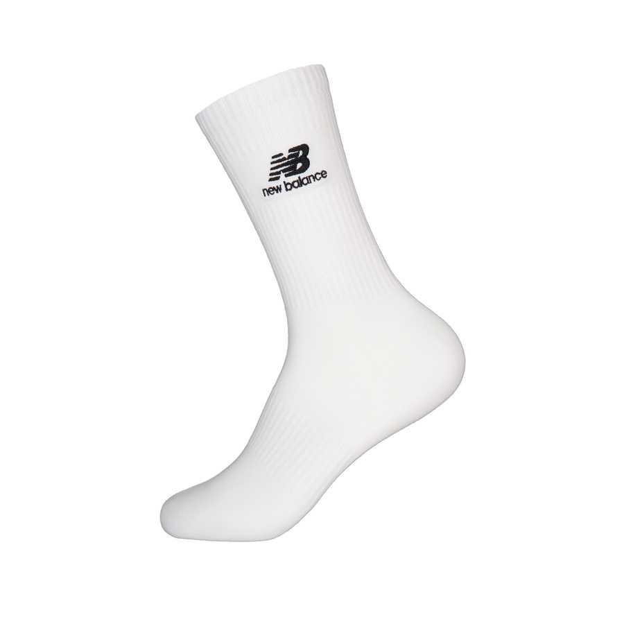 New Balance Crew Socks Unisex 1 Pack White