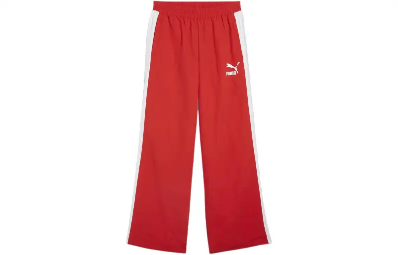 PUMA PANTALONET7 Knitted Sweatpants Unisex Red