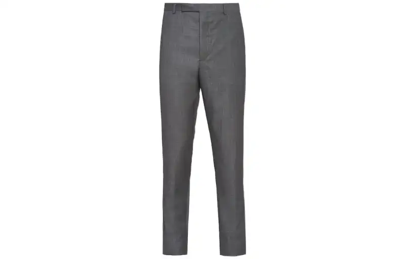 【Previous Season】virgin-wool slim-cut trousers
