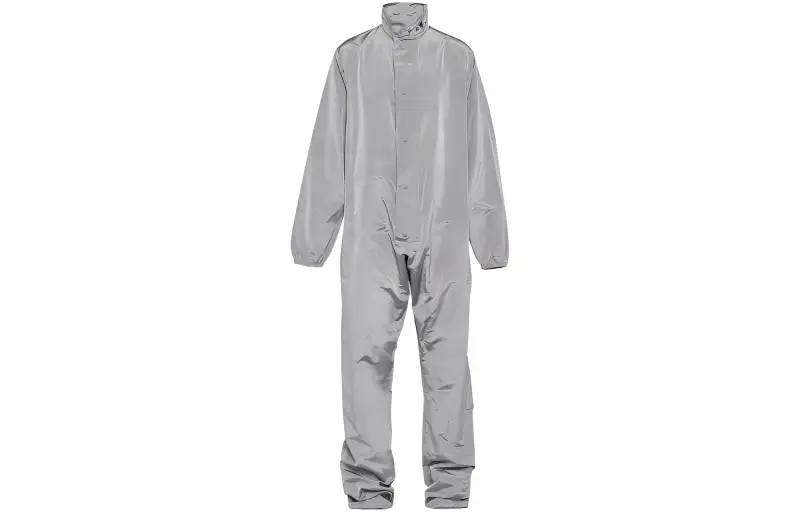 PRADA Jumpsuits Men's Gray Turtleneck Moderate
