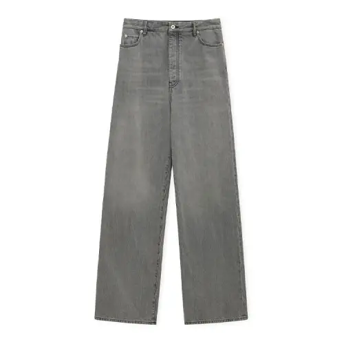 LOEWE Jeans Men's Gray Moderate Wide Leg Pants