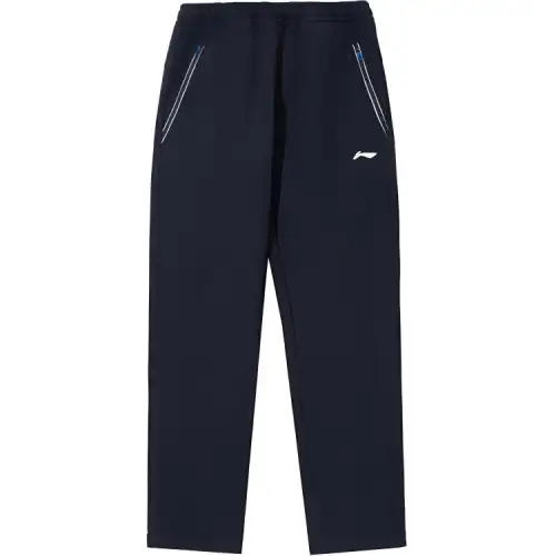 Li Ning Sports Life Collection Fleece Lined Thermal Comfortable Loose Fit Stretch Knitted Sweatpants Men's Black