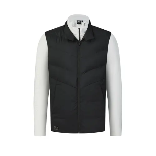 FILA Golf Down Jacket Men's Pitch Black