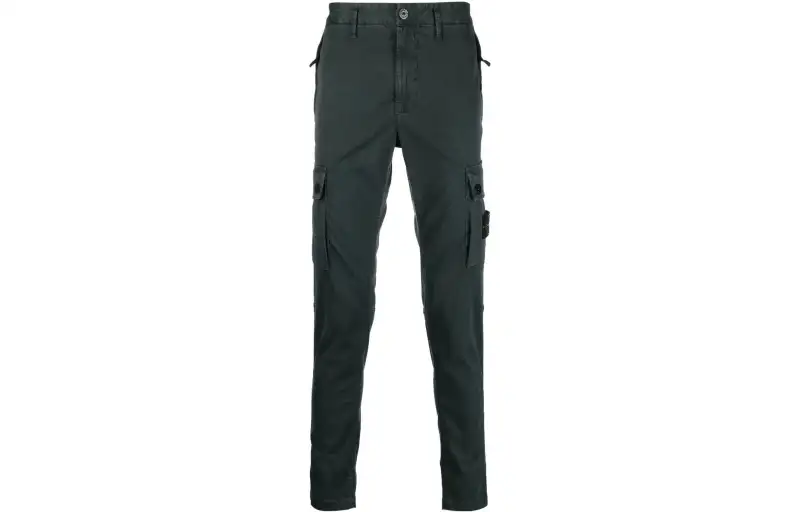 STONE ISLAND Casual Pants Men's Dark Green Moderate Other