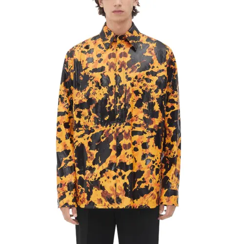 Bottega Veneta FW24 Leather Jacket Men's Mango