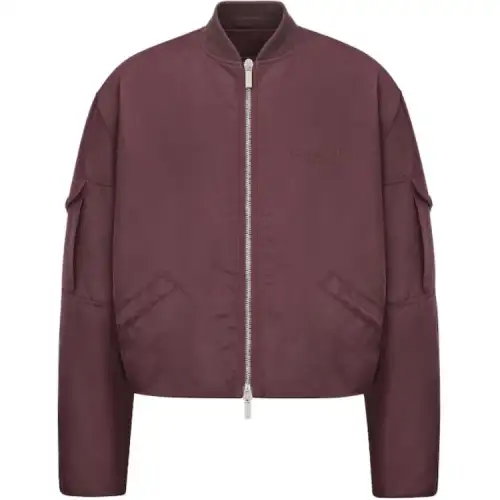 DIOR Jackets & Coats Men's Burgundy