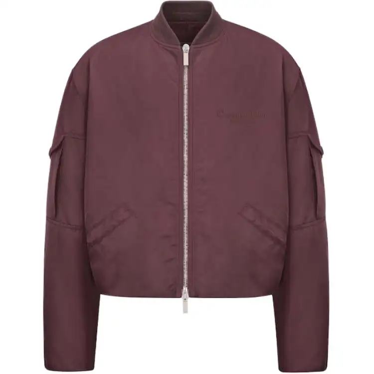 DIOR Jackets & Coats Men's Burgundy