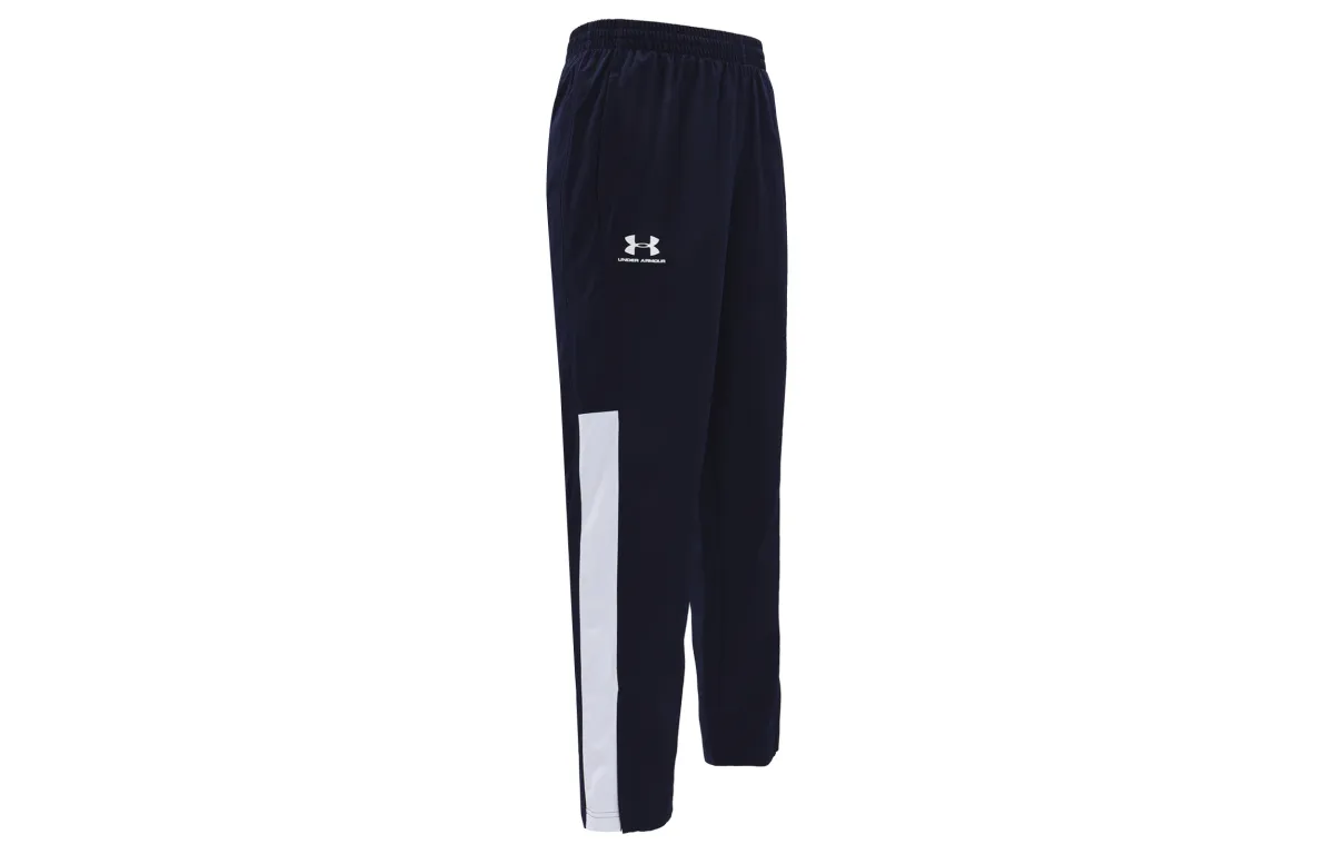 Under Armour WOVEN Knitted Sweatpants Men's Navy Blue