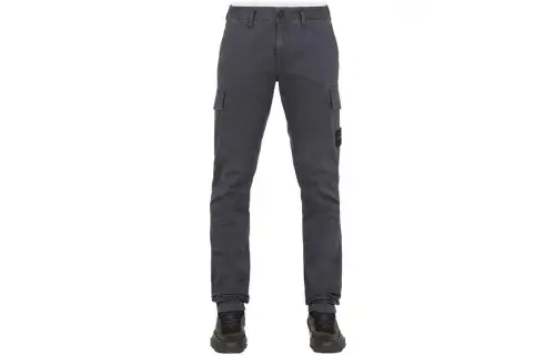 STONE ISLAND Cargo Pants Men's Gray Moderate Straight Fit Pants