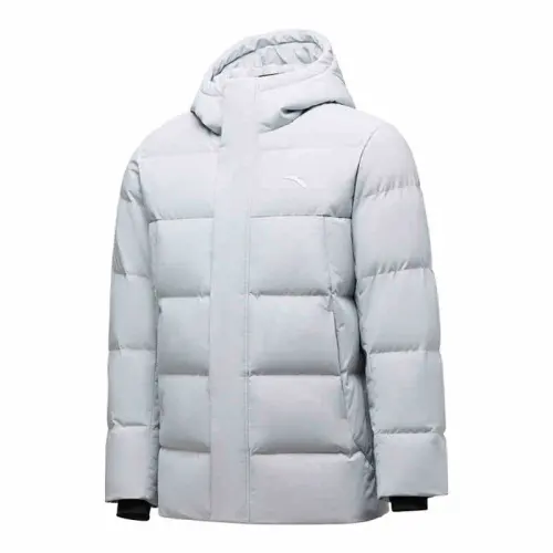 Anta Sports Life Collection Down Jacket Men's Gray Silver