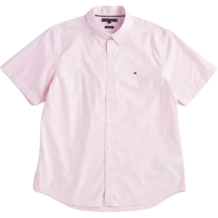 Tommy Hilfiger SS25 Shirt Men's Pink
