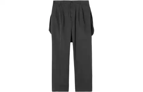 Burberry Casual Pants Men's Dark Gray Moderate Straight Fit Pants