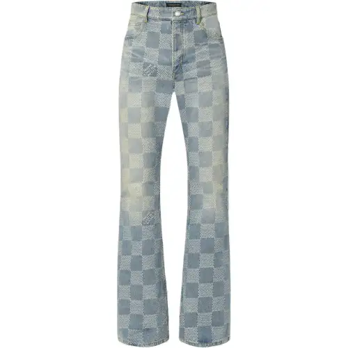 LOUIS VUITTON Damier Denim 3D Bootcut