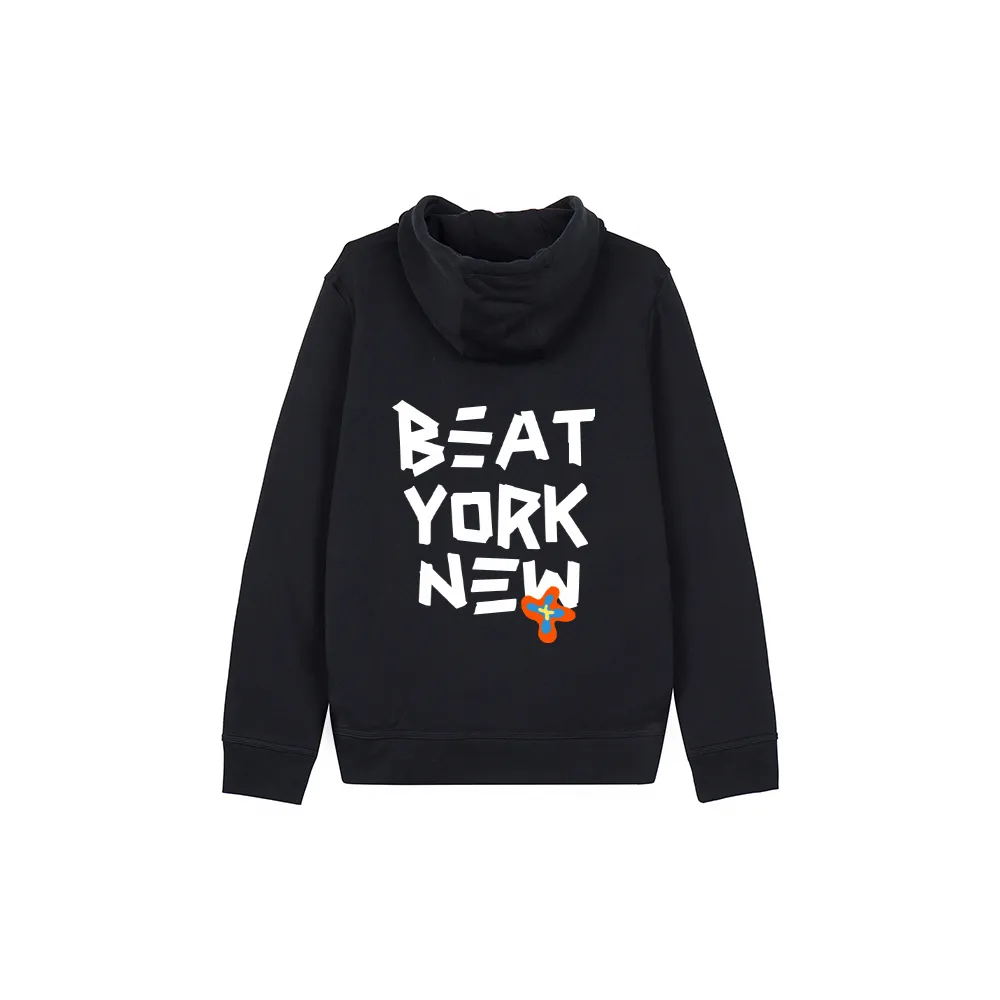 Nike Sweatshirts Men's Black Hooded Moderate Straight Fit