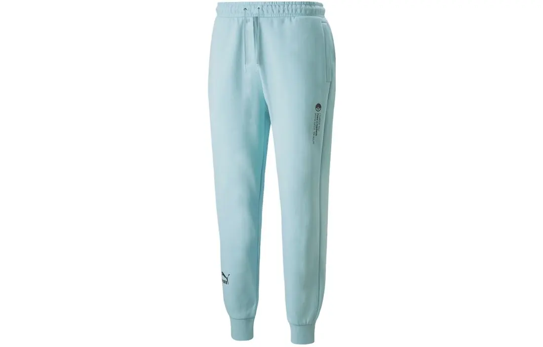 PUMA X Pokemon PUMA X POKEMON Casual Pants Men's Green Moderate Cuffed Pants