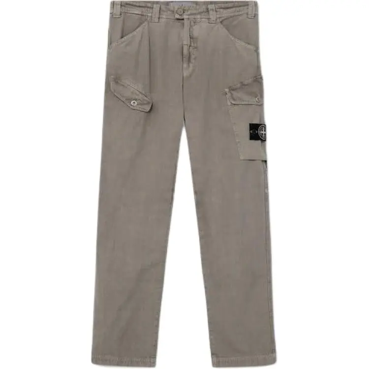 STONE ISLAND SS24 CLOSED LOOP PROJECT Casual Pants Men's Gray