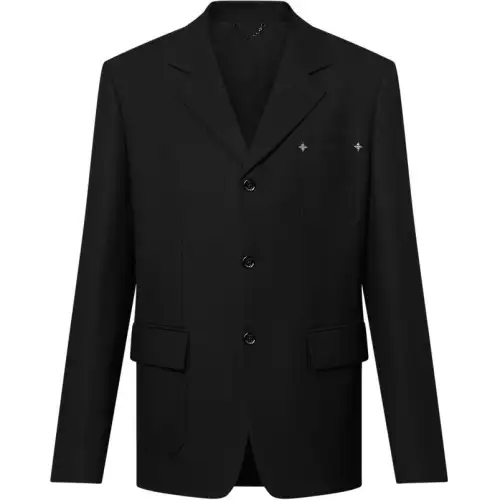 Lv Tailored Single Breasted Wool Jacket
