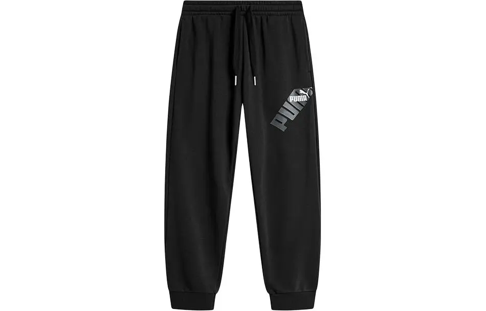 PUMA Knitted Sweatpants Men's Black