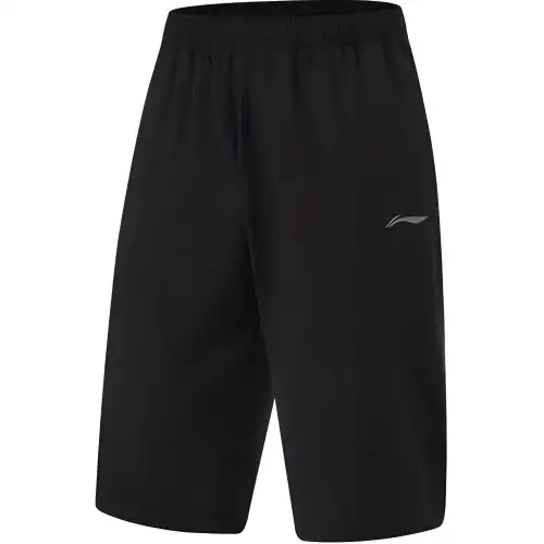 Li Ning Fitness Series Knitted Sweatpants Men's Black