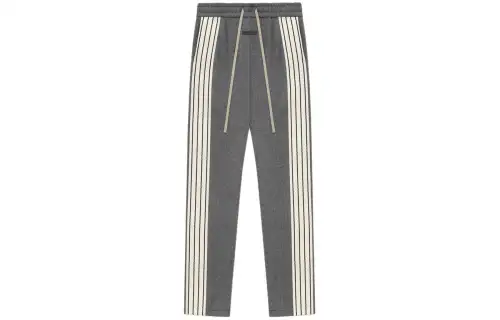 Fear of God SS24 Season 8 Series Wool Cashmere Striped Forum Pant Striped Loose Straight Casual Pants Same Style for Men and Women Gray/Grey/Dlack