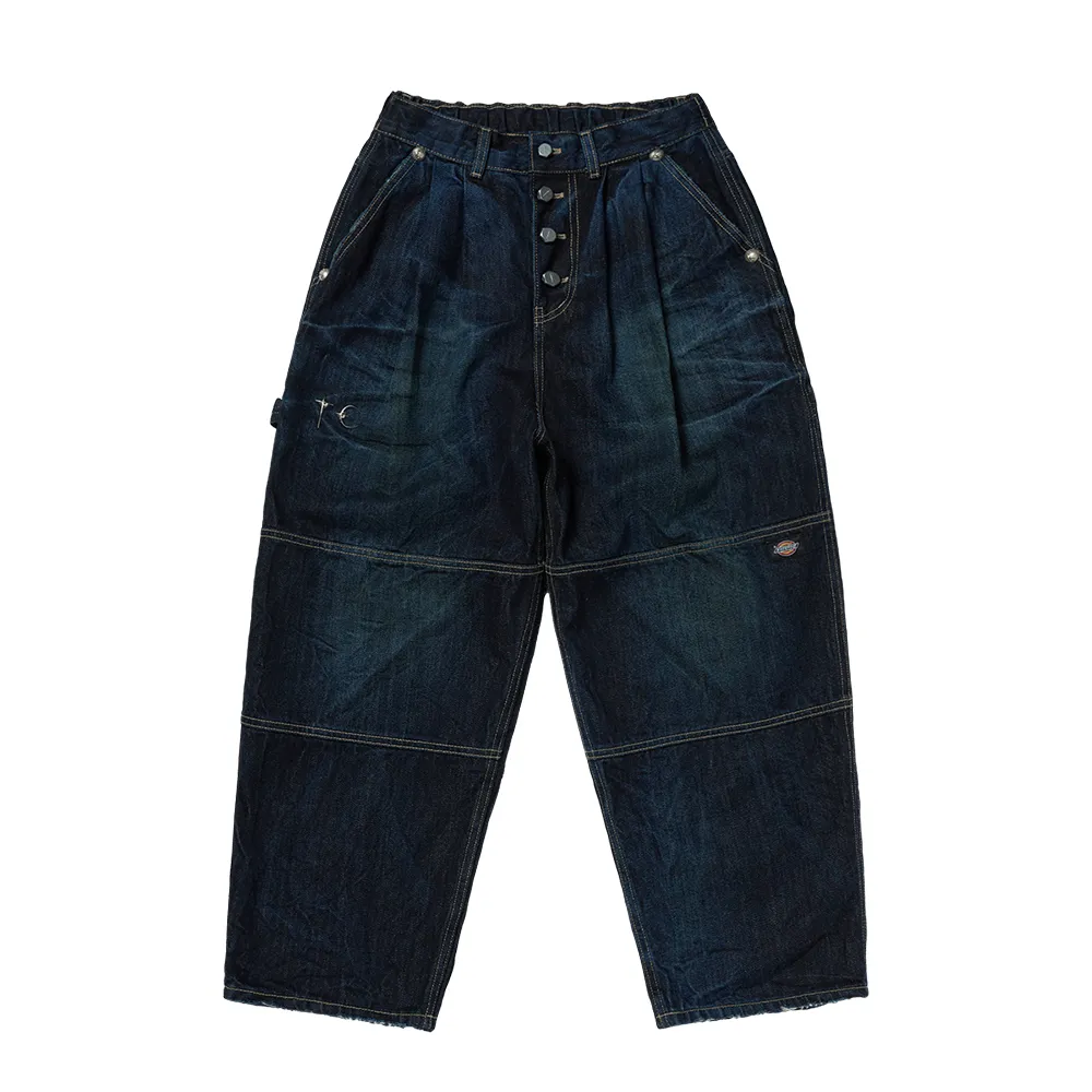 THUG CLUB X Dickies Jeans Unisex Blue Moderate Straight Fit Pants