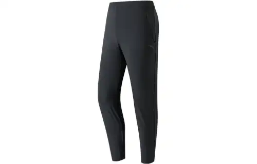 ANTA Variety Training Collection Casual Pants Men's Black Moderate Straight Fit Pants