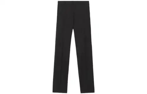Burberry Casual Pants Men's Black Moderate Straight Fit Pants