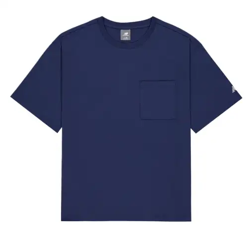 New Balance T Shirts Men's Blue Crew Neck Moderate