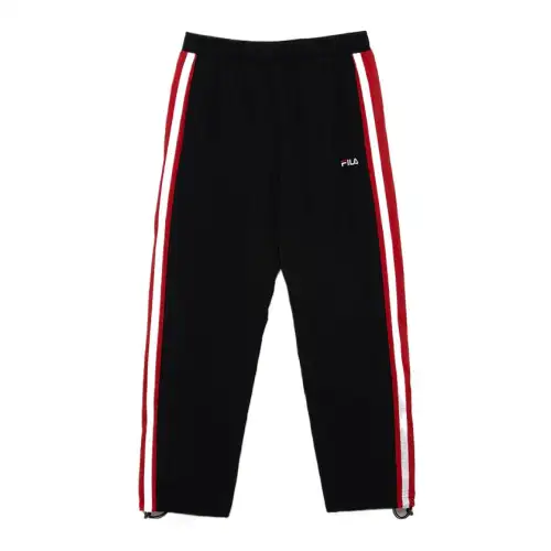FILA Casual Pants Unisex Black Moderate Cuffed Pants