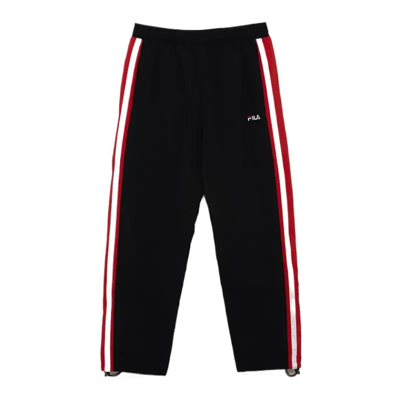 FILA Casual Pants Unisex Black Moderate Cuffed Pants