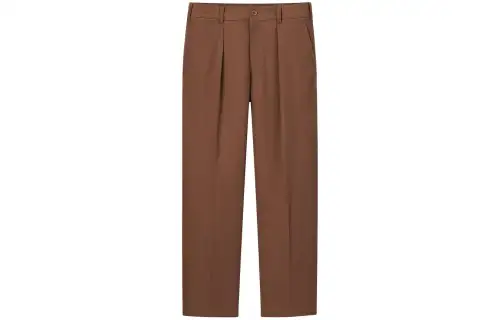 UNIQLO FW23 U Casual Pants Men's Dark Umber
