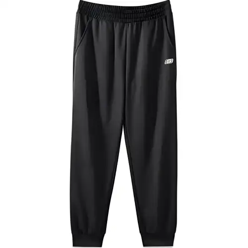 Skechers Colorful Knitted Sweatpants Men's Carbon Black