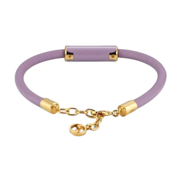 Женский браслет Gucci Interlocking (фиолетовый)
