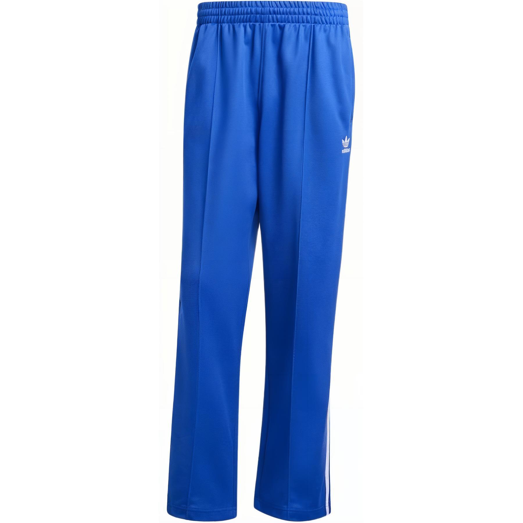 Adidas ADICOLOR BAGGY FIT FIREBIRD TRACK PANTS Knitted Sweatpants Men's Blue