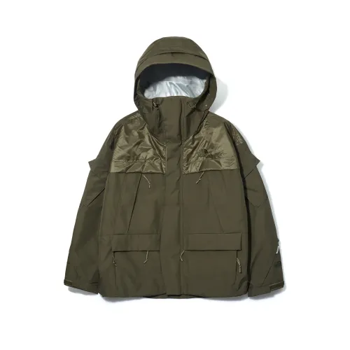 THE NORTH FACE x Invincible Waterproof And Windproof Windbreaker Jacket Unisex Coffee