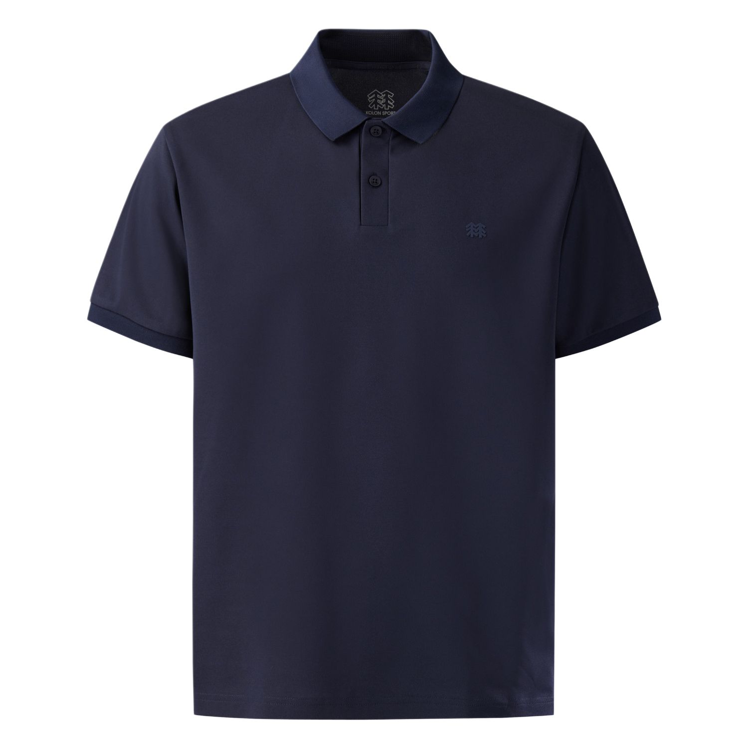 KOLON SPORT SS25 high-end business series casual fashion urban nautical style moisture-absorbent, quick-drying, breathable, skin-friendly, antibacterial, comfortable, soft and simple short-sleeved Polo shirt, men's style