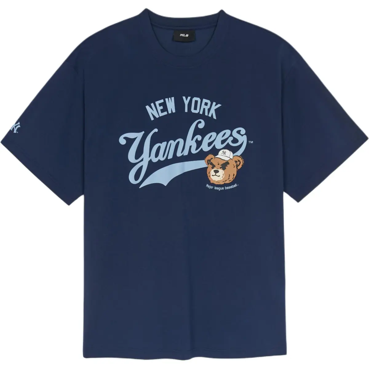 MLB T-Shirts Unisex Marine Blue Crew Neck