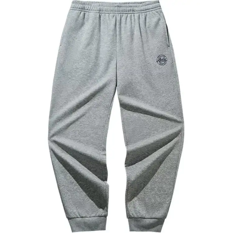 Anta Life Collection Comfortable Casual Minimalist Style Lace Up Loose Fit Elastic Cuff Fleece Lined Knitted Sweatpants