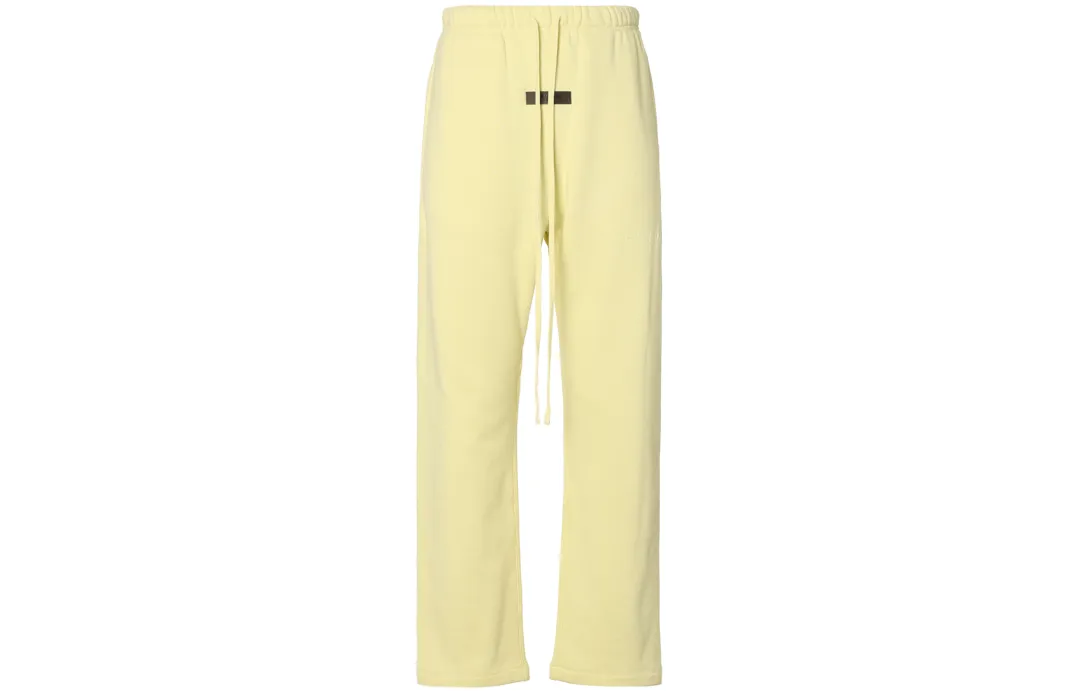 Fear Of God Essentials Fleece Lined FW22 Relaxed Sweatpants With Logo Drawstring American Heavyweight Casual Pants