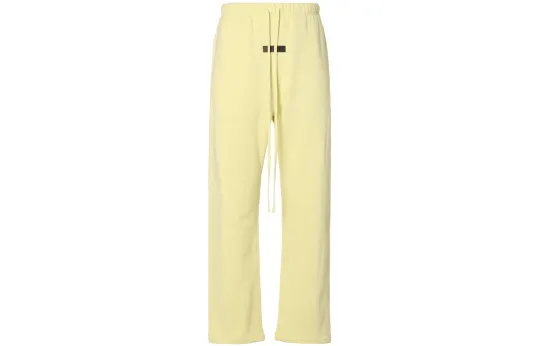 Fear Of God Essentials Fleece Lined FW22 Relaxed Sweatpants With Logo Drawstring American Heavyweight Casual Pants