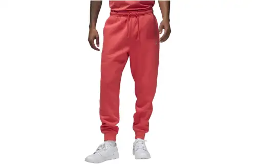 Jordan Brooklyn Fleece Knitted Sweatpants Men's Gym Red