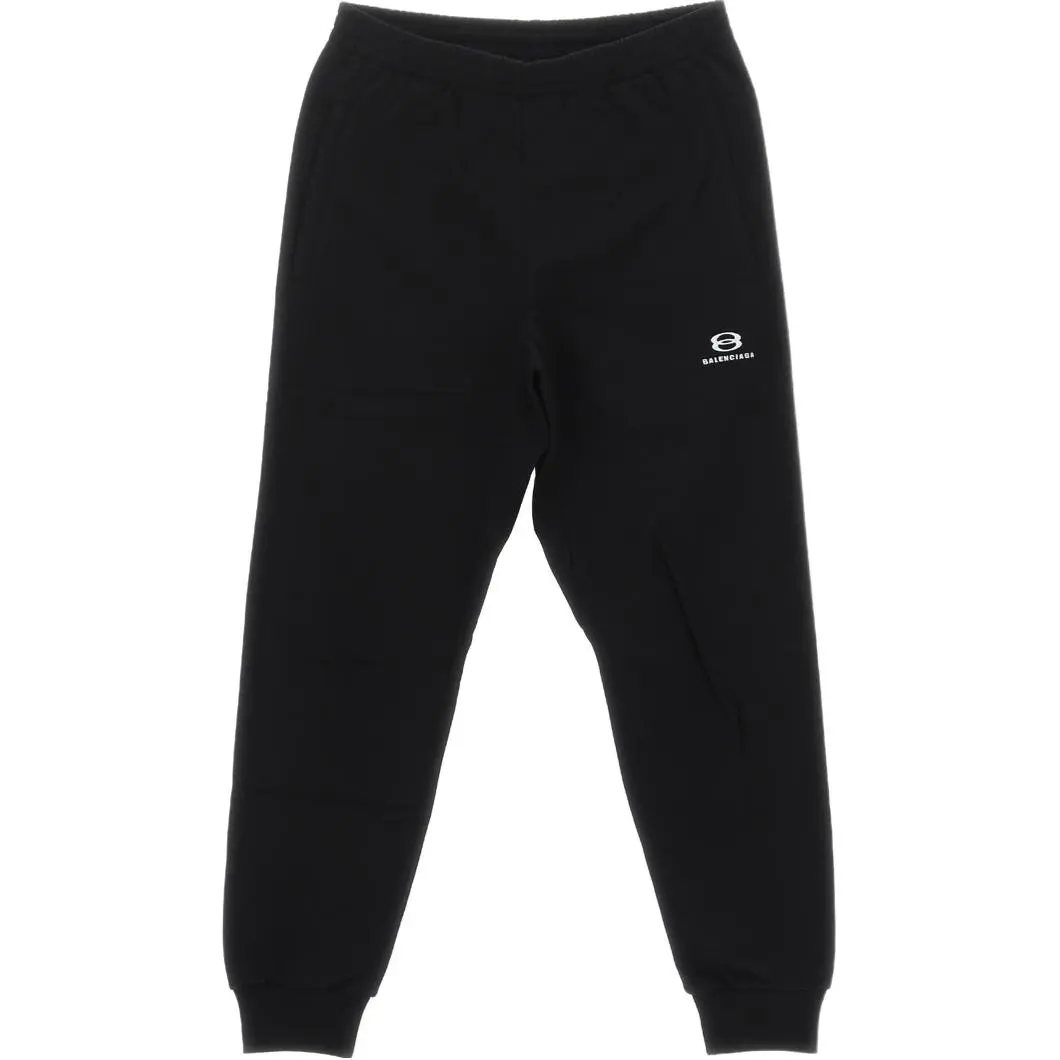 Balenciaga Knitted Sweatpants, Regular Fit Men's Black