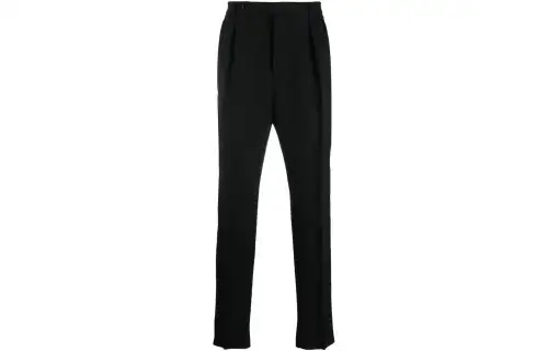 SAINT LAURENT High Waist Striped Pants